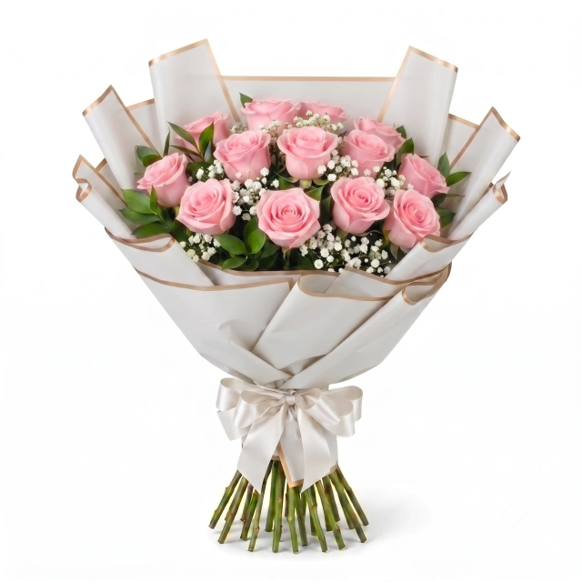 Buqu� Rosa Cor de Rosa